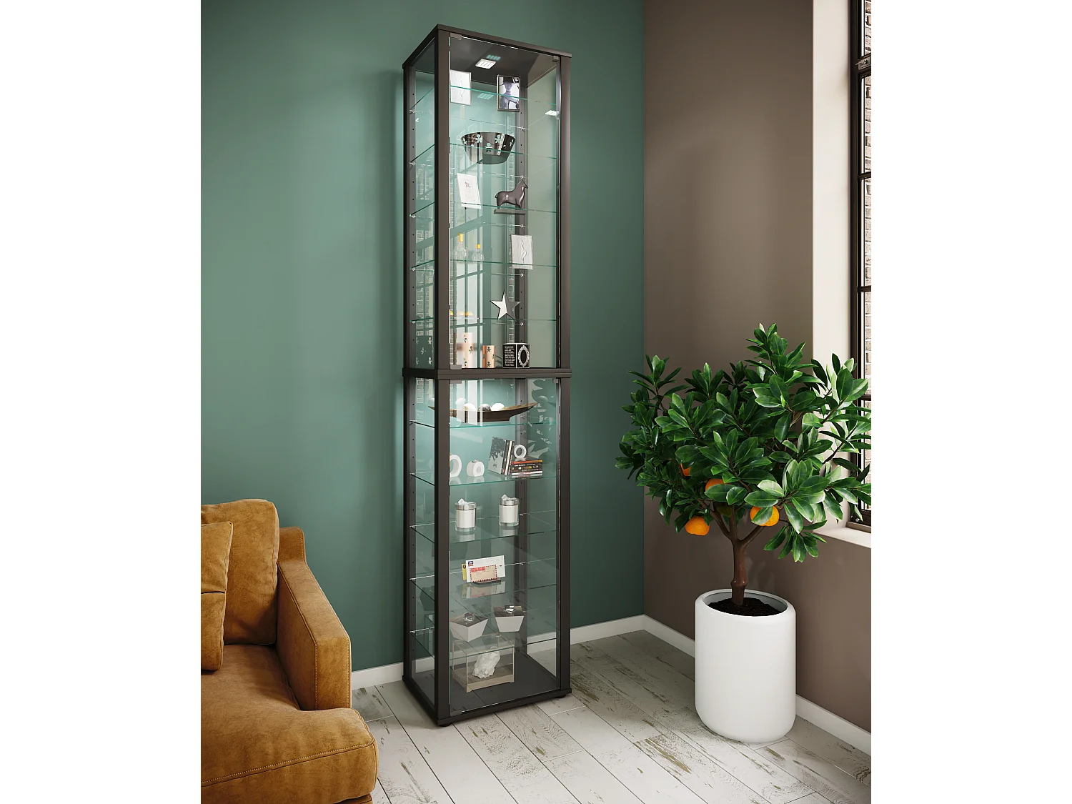 Stojak na szkło drewniane Kavisa XXL