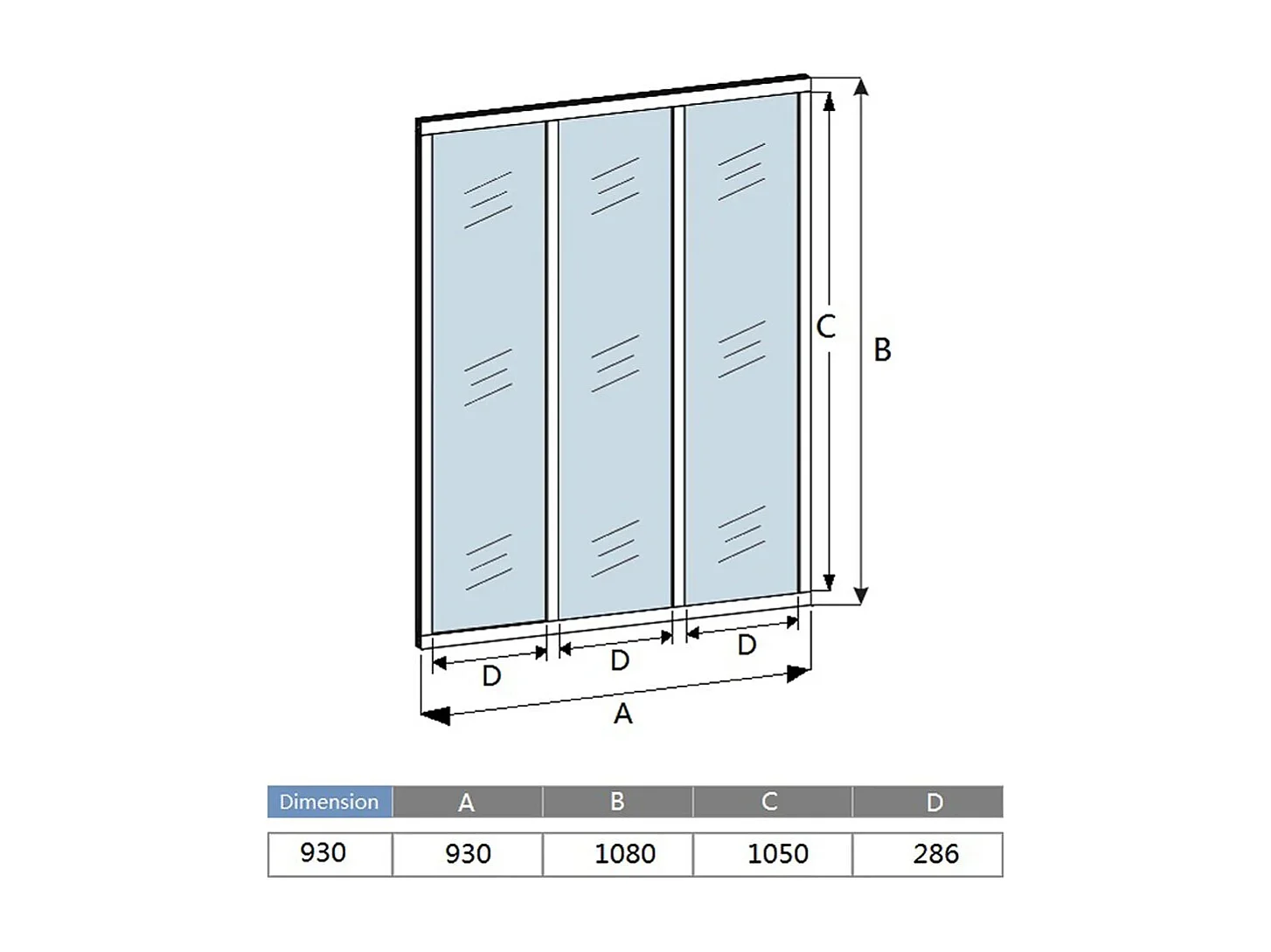 AICA Verrière Atelier en aluminium noir mat 93x108cm,Vitrage trempé 4mm,3 carreaux Verrière fixe,kit de verrière et vitrage