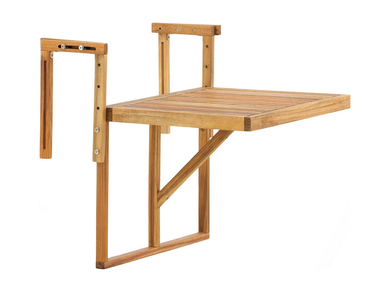 Table de Balcon en Bois "Marion" 60cm Naturel