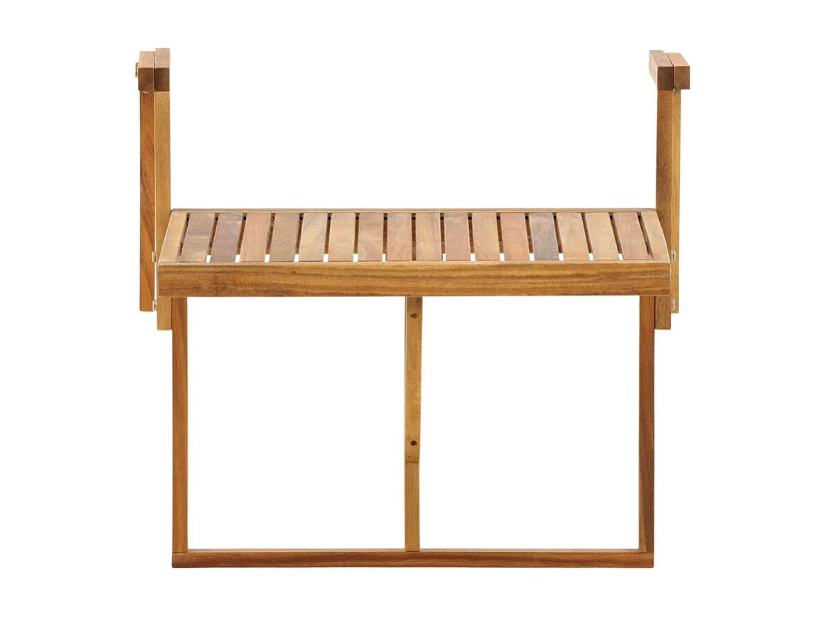 Table de Balcon en Bois "Marion" 60cm Naturel