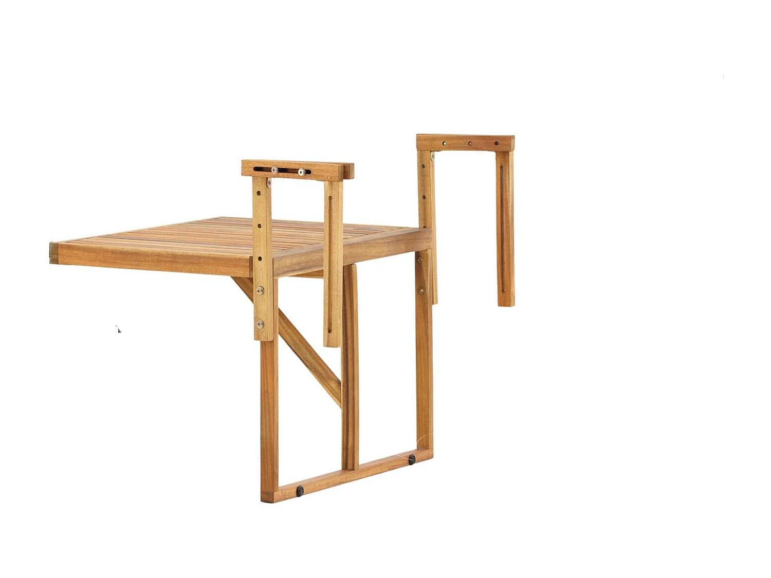 Table de Balcon en Bois "Marion" 60cm Naturel
