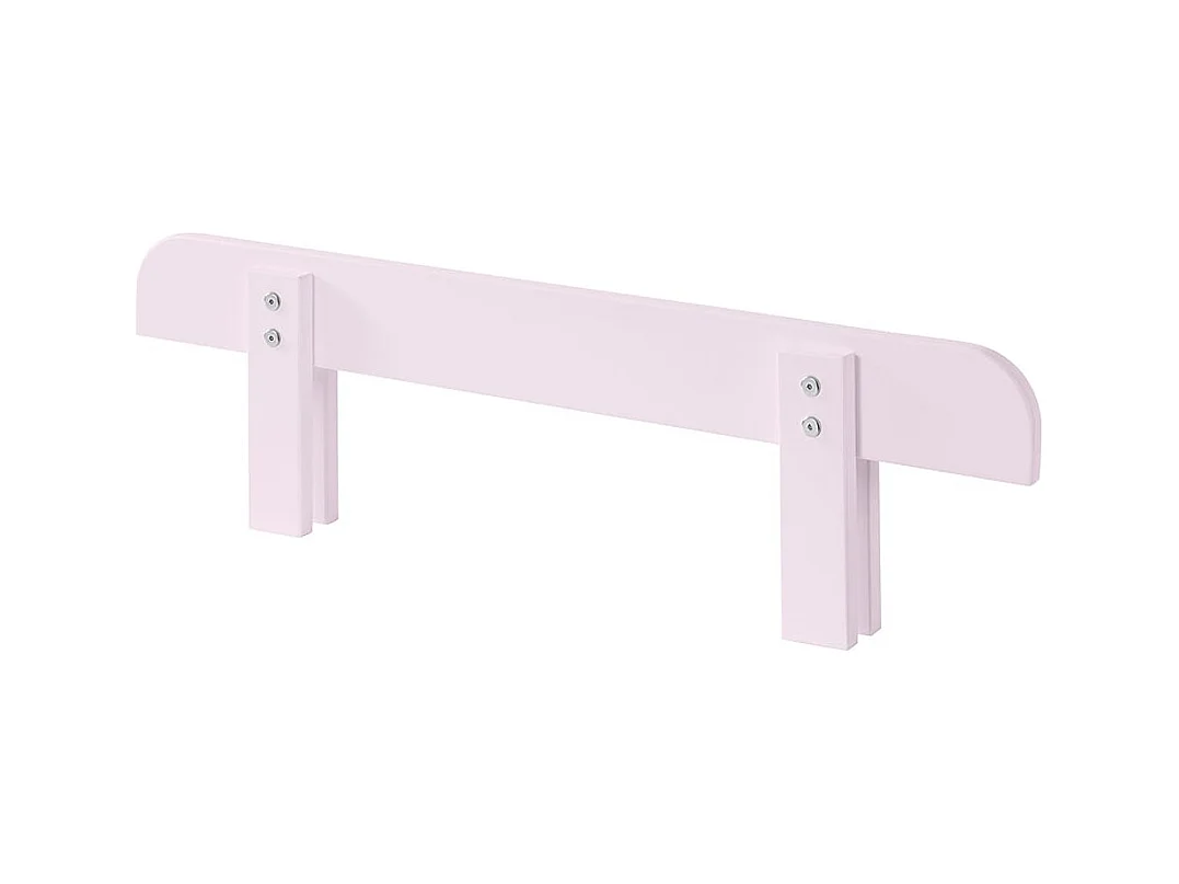 BODHI PINK - Lit 90x200cm avec Barrière + Chevet + Coffre + Etagères
