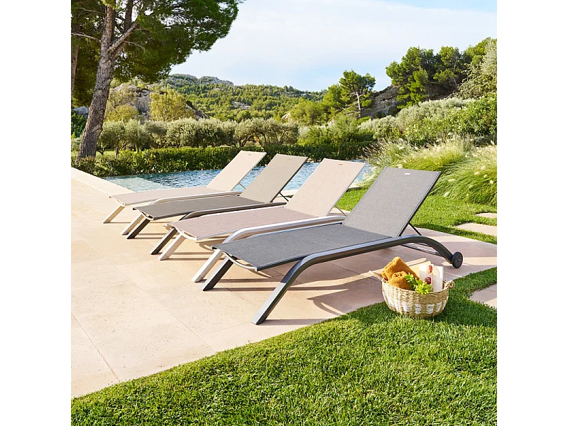 Transat avec roues Jimani mocha / praline Hespéride