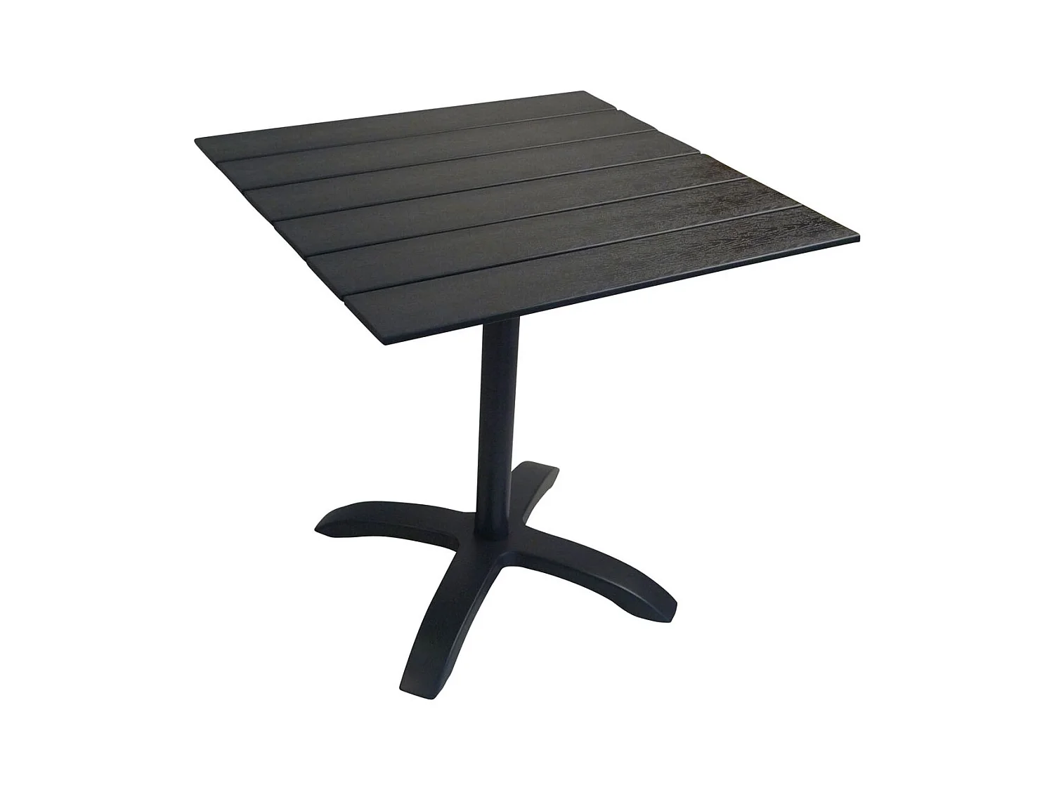 Table de Jardin "Colorado" 74cm Noir