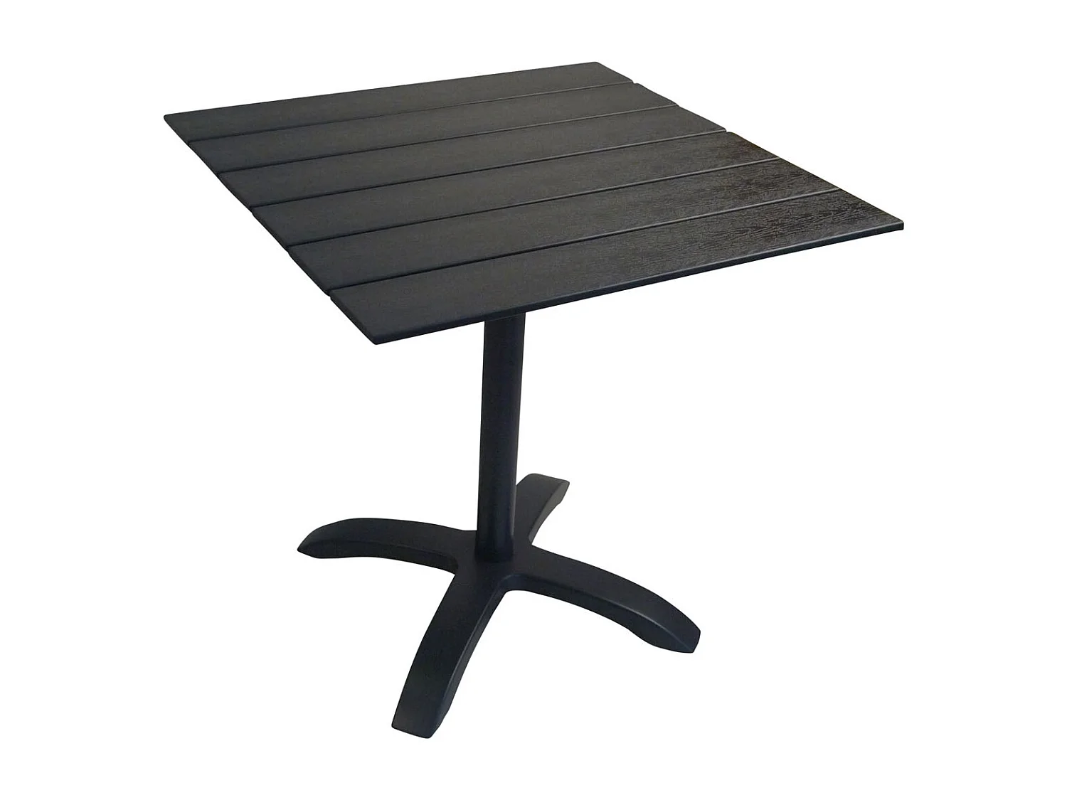 Table de Jardin "Colorado" 74cm Noir