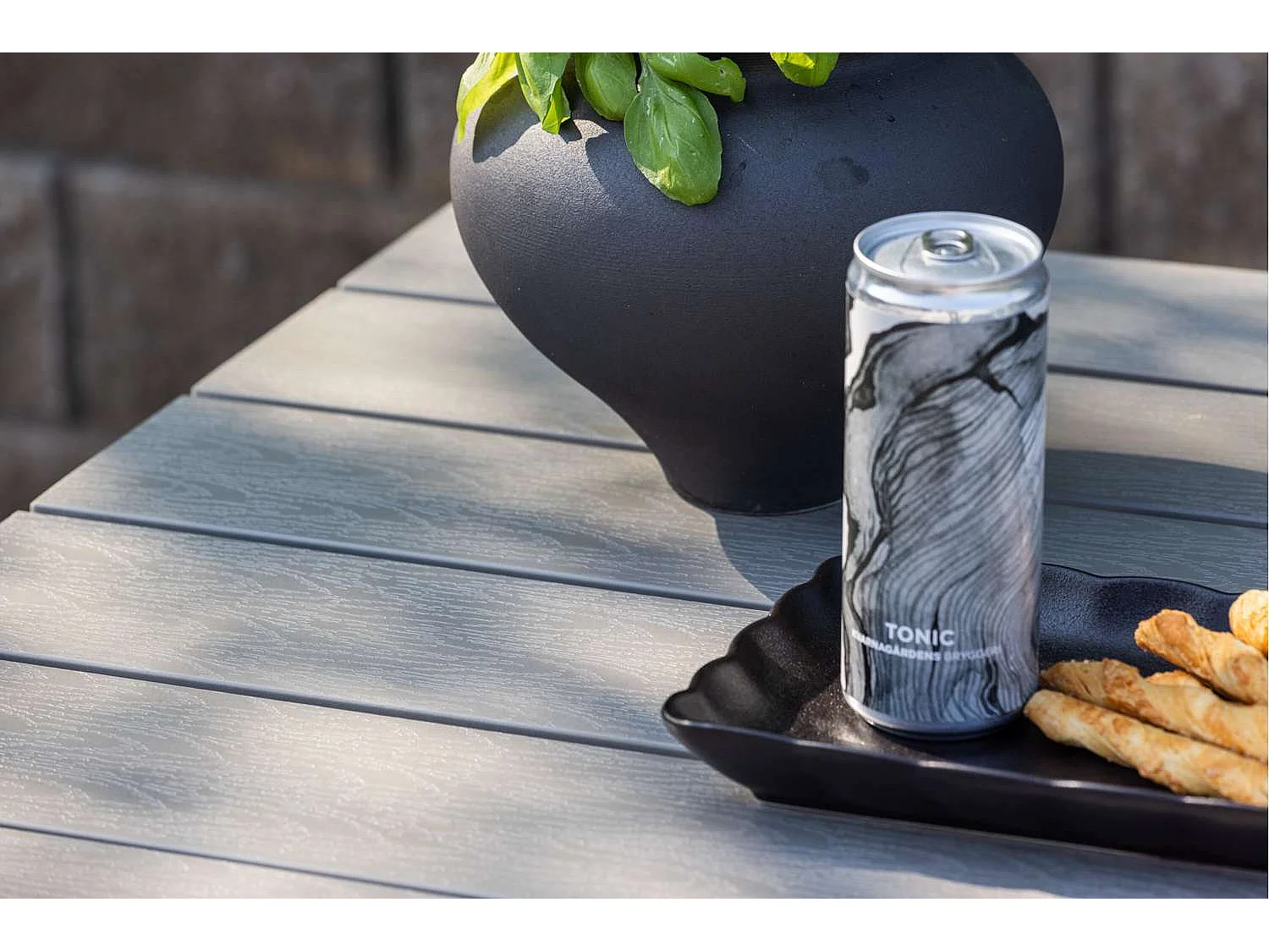 Table de Jardin "Colorado" 70cm Gris