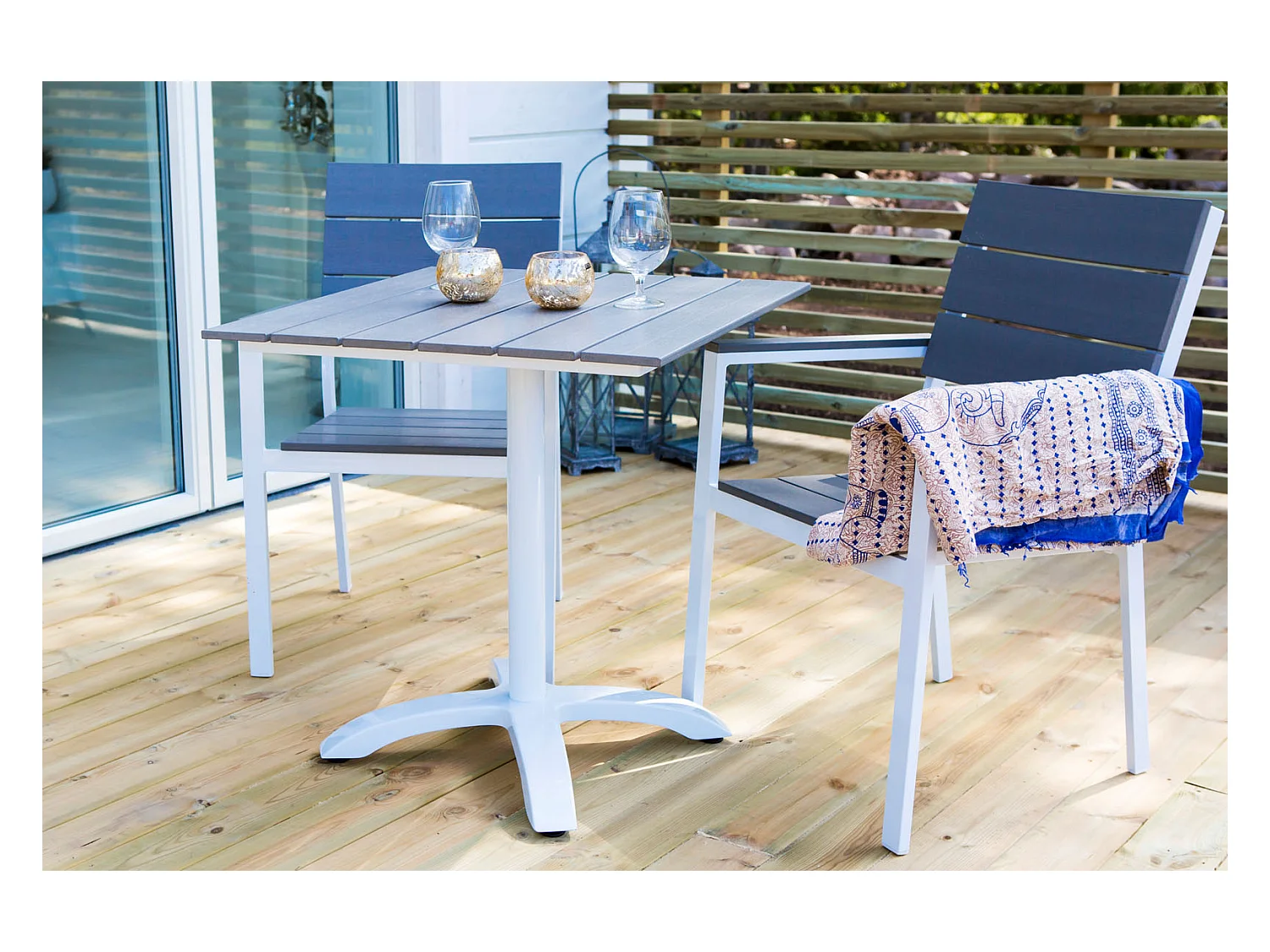 Colorado salontafel tuin grijs-wit.