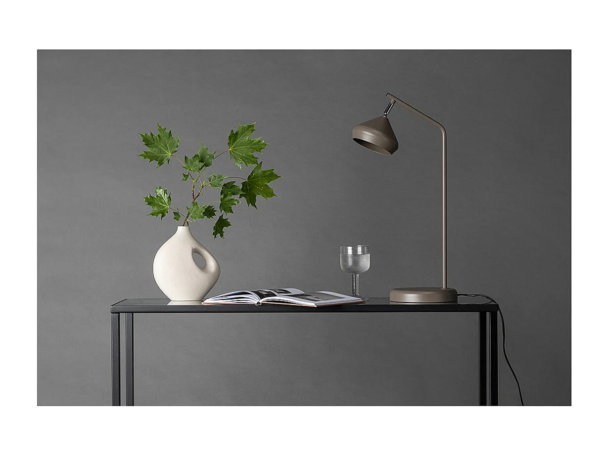 Lampe de Bureau Design "Isaberg"52cm Marron