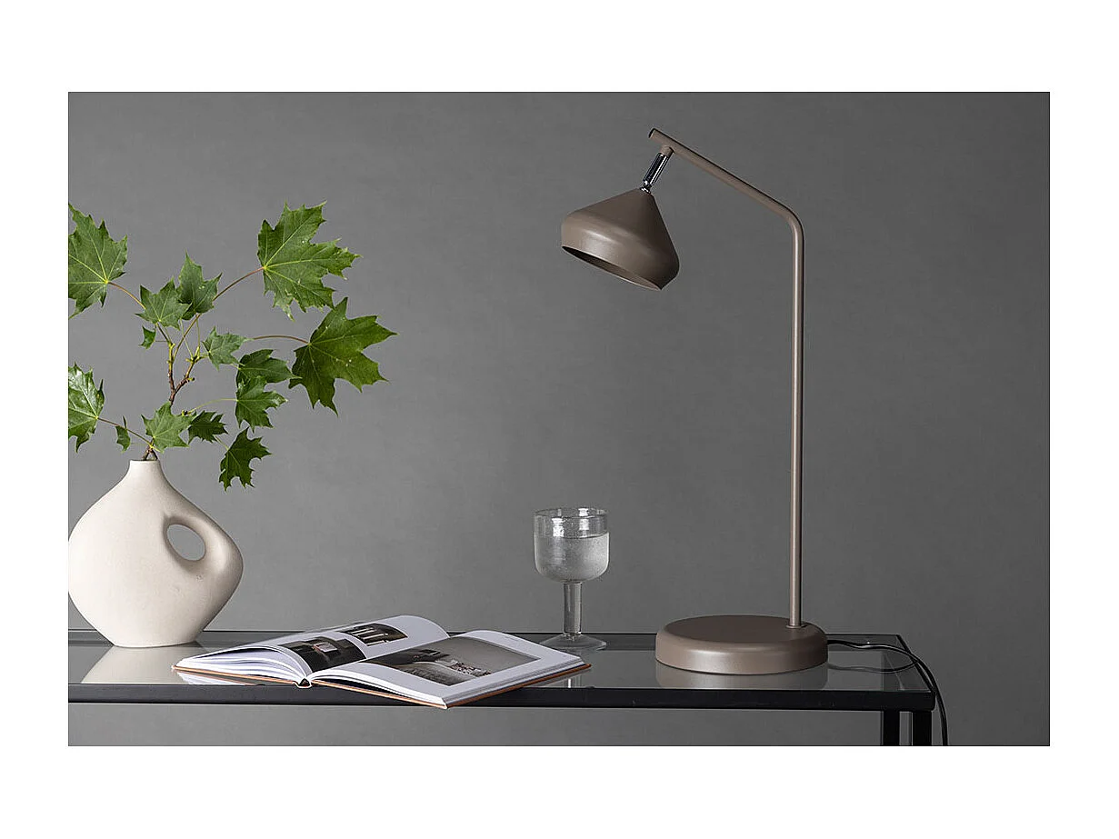 Lampe de Bureau Design "Isaberg"52cm Marron