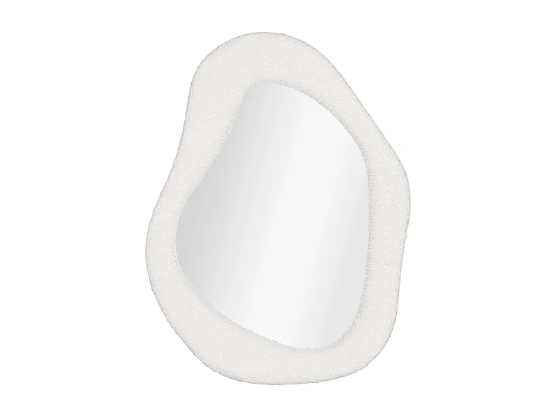 Miroir moderne en peluche BOSA – L 46.5 × H 61cm