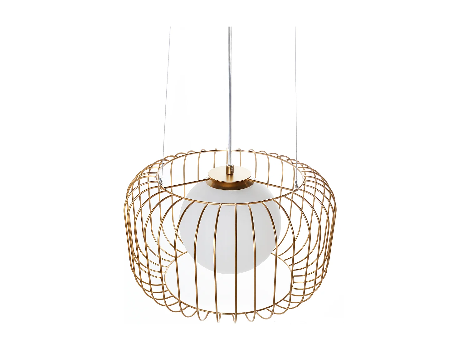 Lampe suspension BAIROA Métal Doré