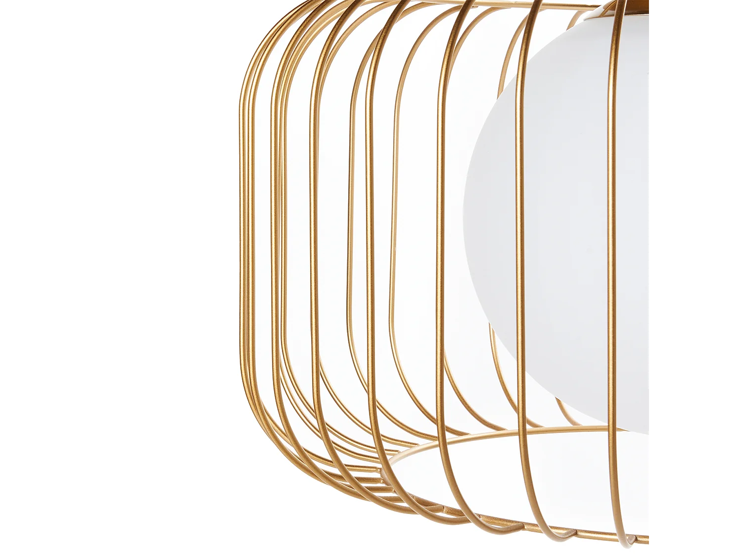 Lampe suspension BAIROA Métal Doré