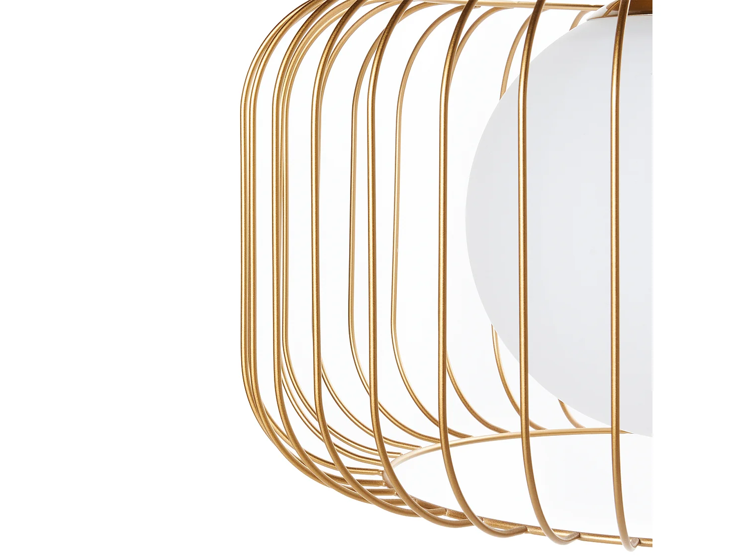 Lampe suspension BAIROA Métal Doré