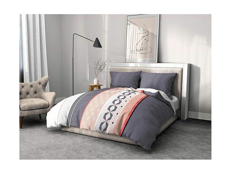 Set Biancheria Letto Matrimoniale 3D Rosa - Copripiumino 240x220cm + 2 Federe - Foto 4