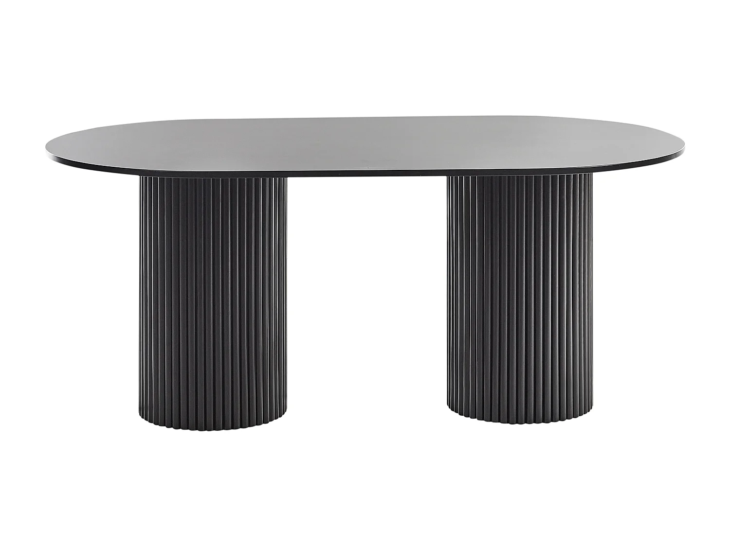 Table de repas SHERIDAN Noir 180 cm 100 cm