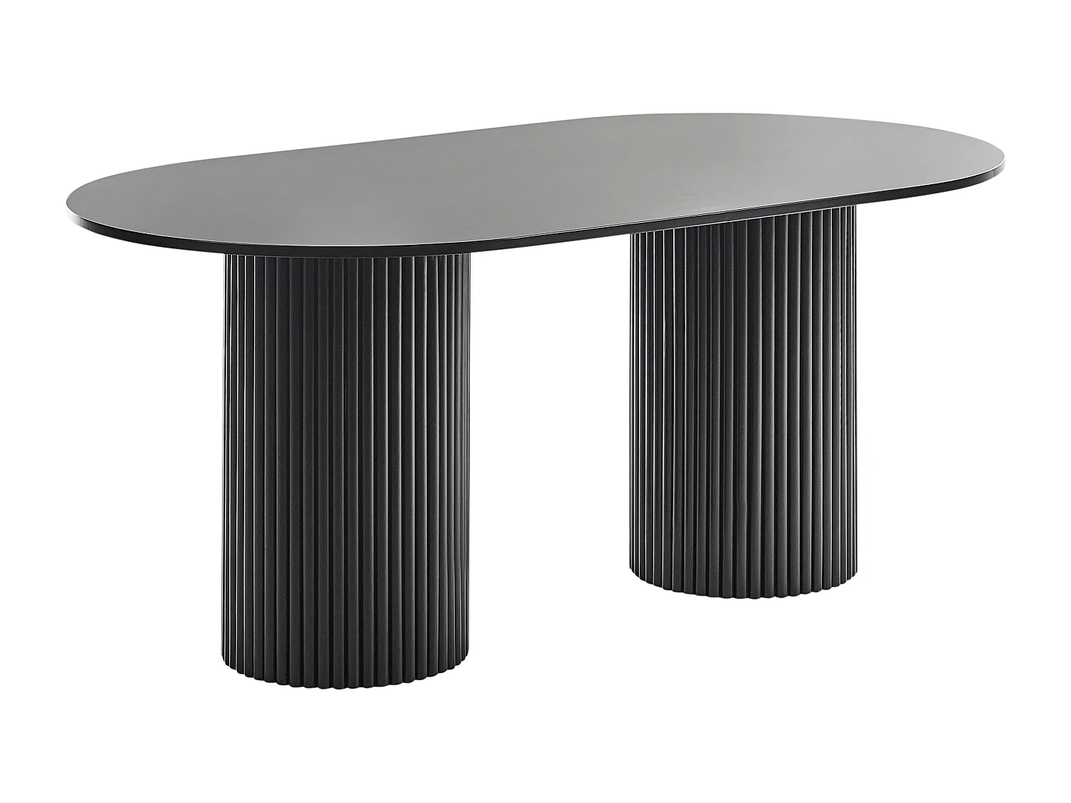 Table de repas SHERIDAN Noir 180 cm 100 cm