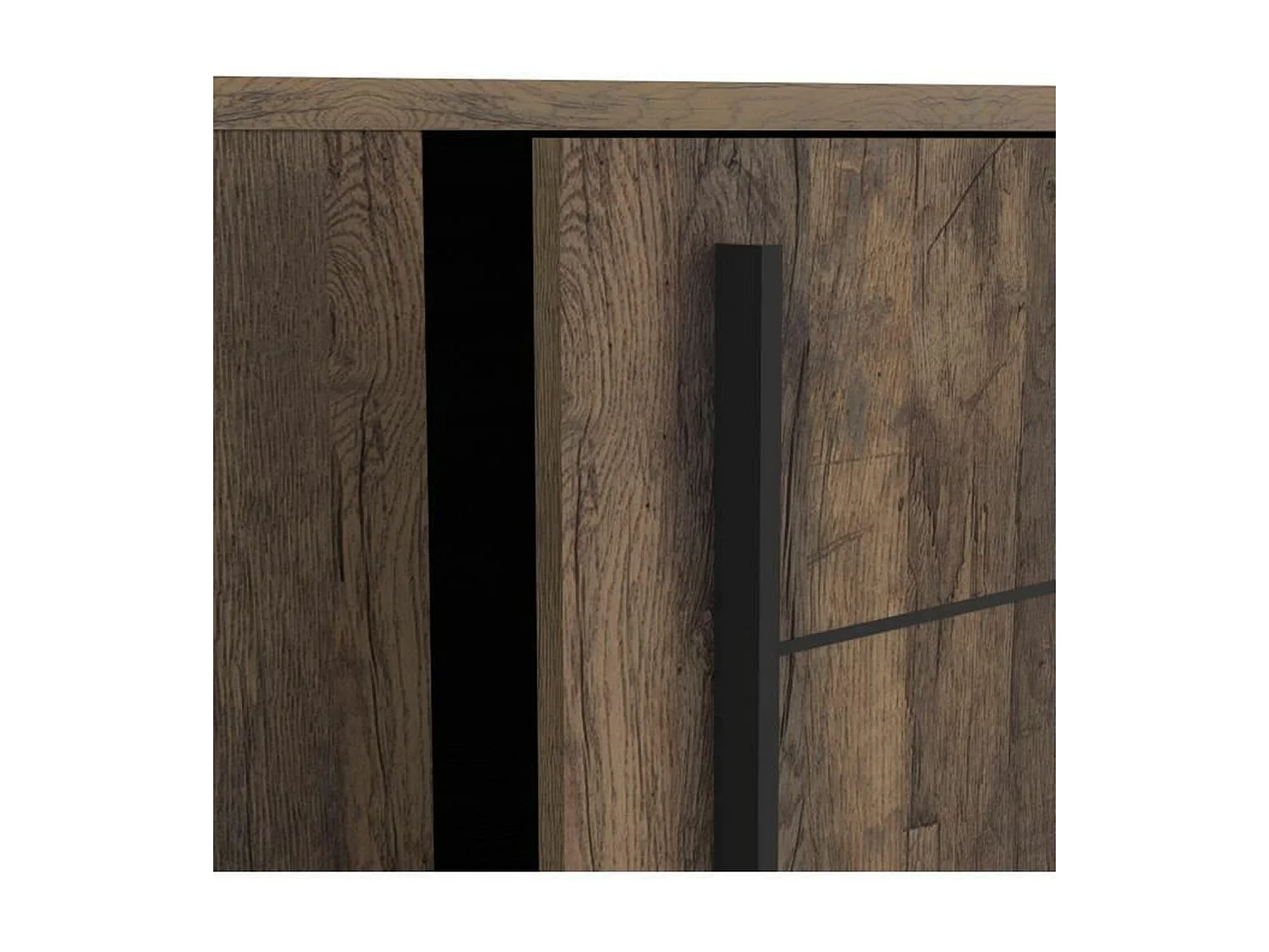 Enfilade 3 tiroirs et 2 portes coulissantes L206 cm - MALA