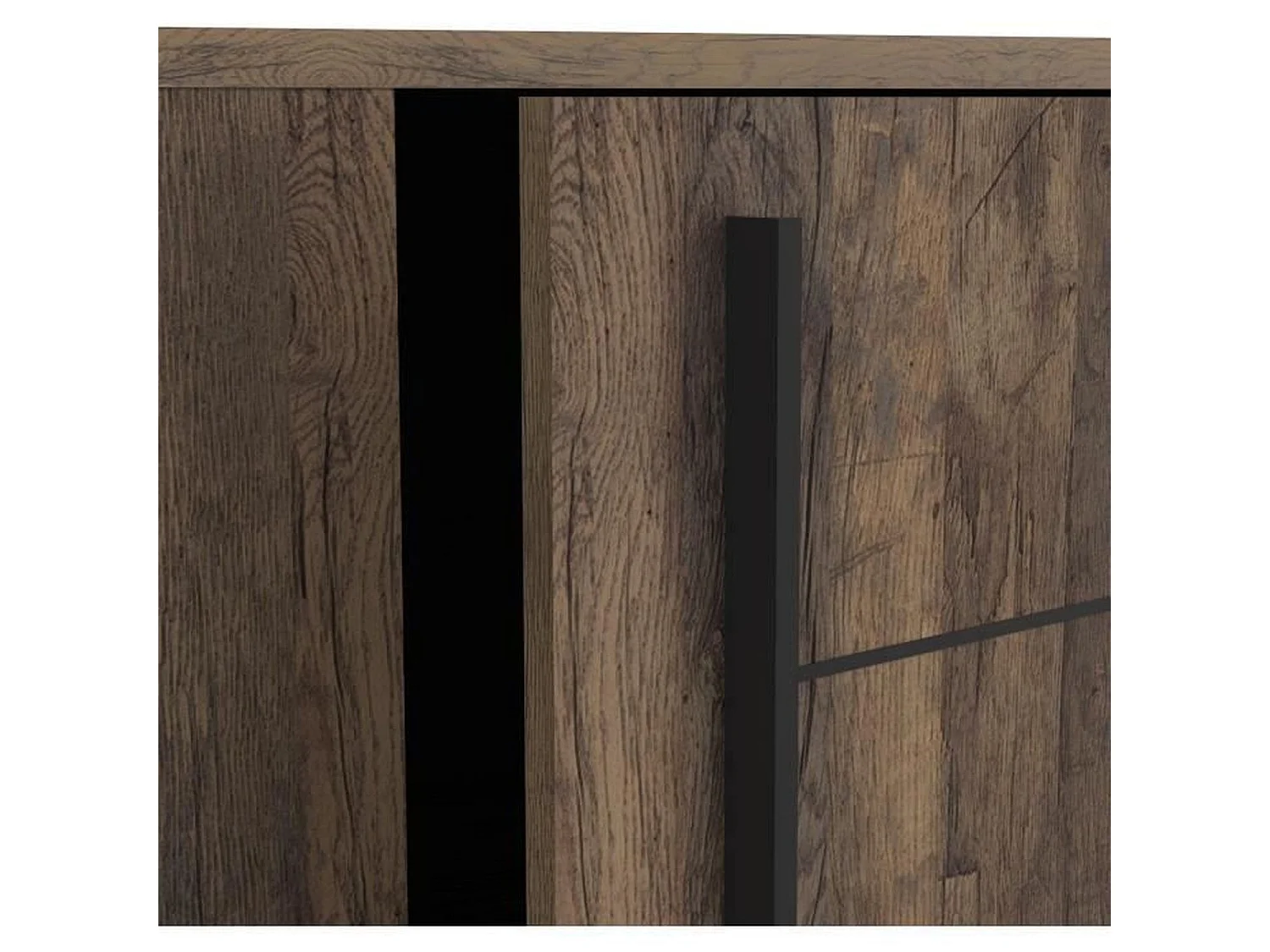 Enfilade 3 tiroirs et 2 portes coulissantes L206 cm - MALA