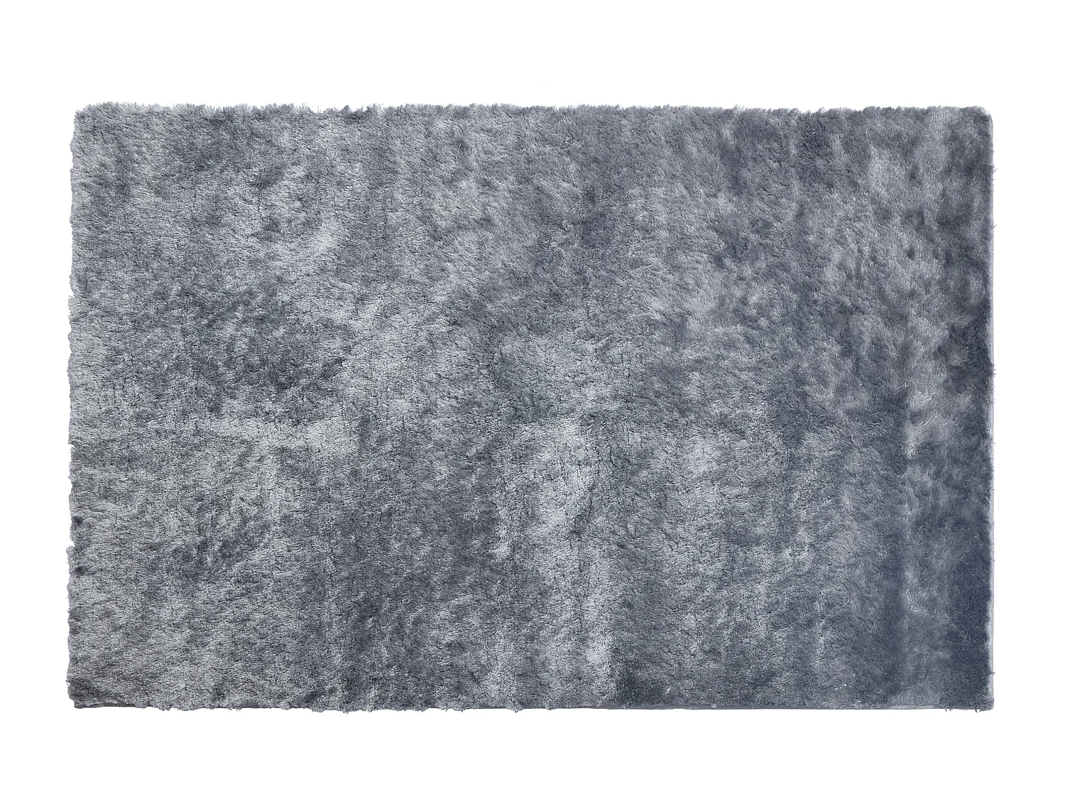 Tapis shaggy à poils longs ultra doux - 200 x 290 cm - Gris - DOLCE