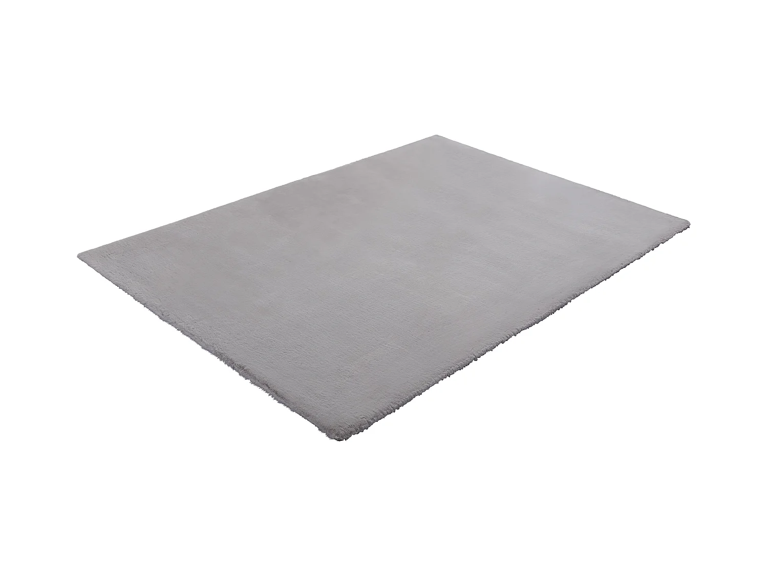 Alfombra shaggy de pelo largo efecto pelo - 200 x 290 cm - Gris - BUNNY