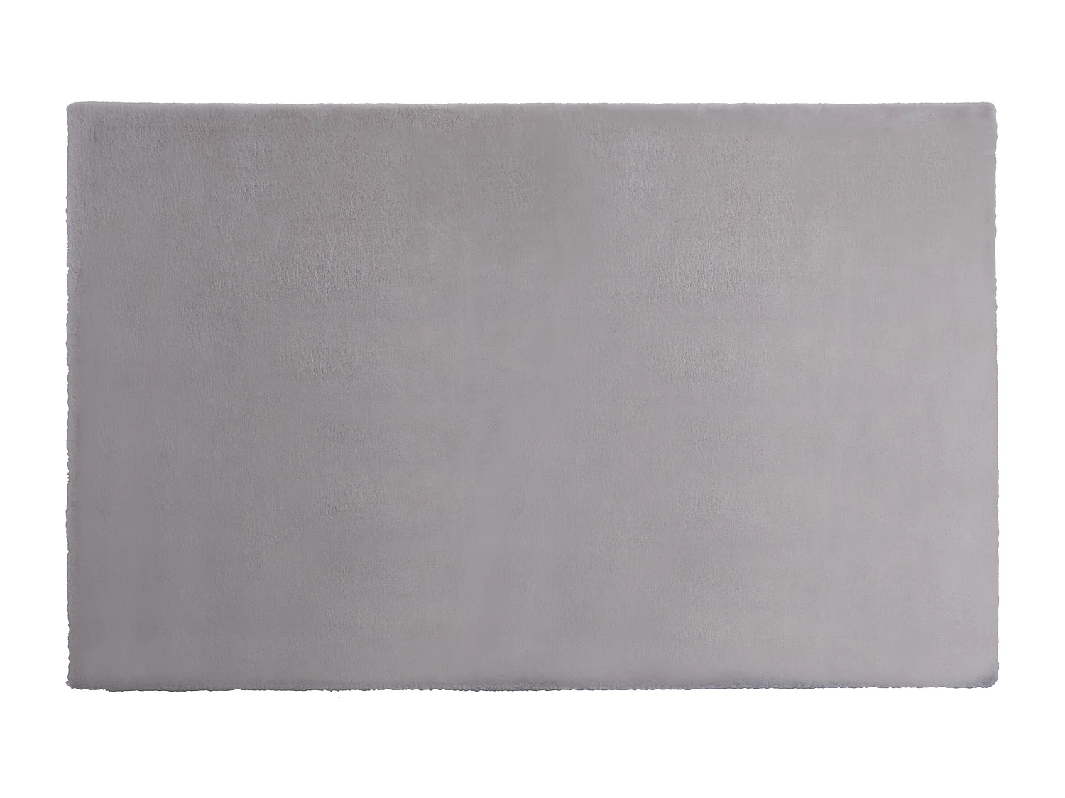 Tapis shaggy à poils longs effet fourrure - 200 x 290 cm - Gris - BUNNY