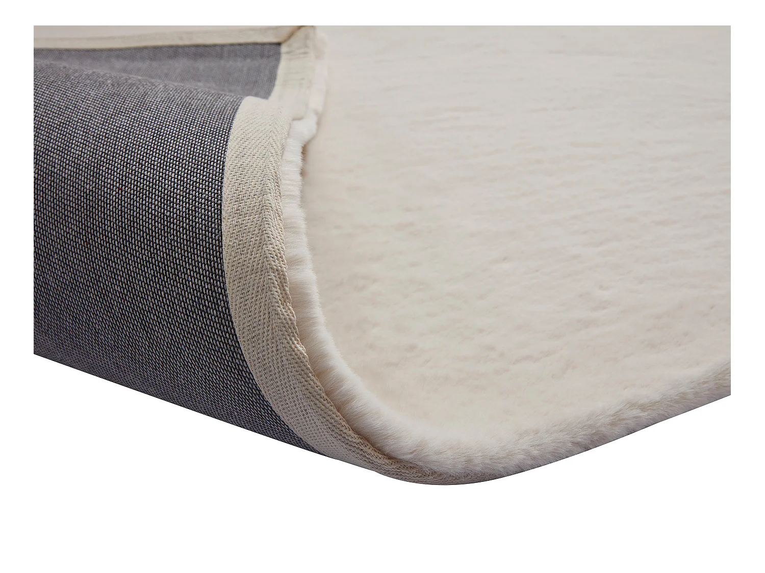 Alfombra shaggy de pelo largo efecto pelo - 200 x 290 cm - Beige - BUNNY