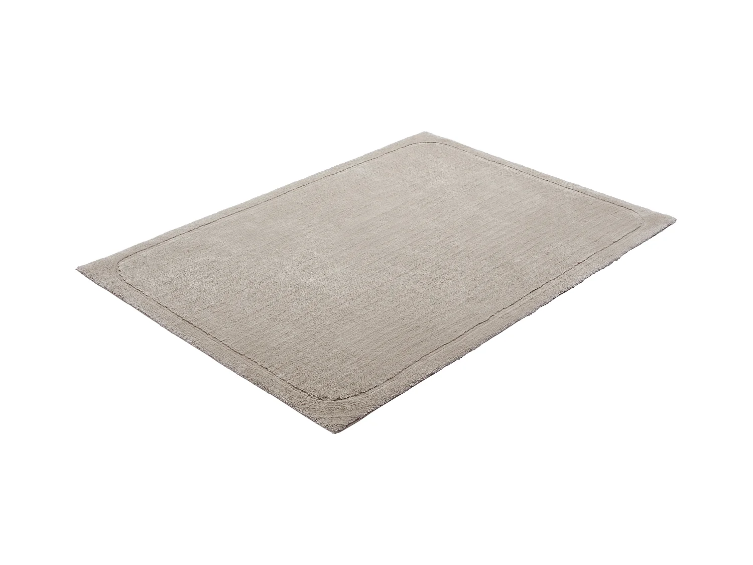 Teppich mit mittellangem Flor - 160 x 230 cm - Taupe - VELINA