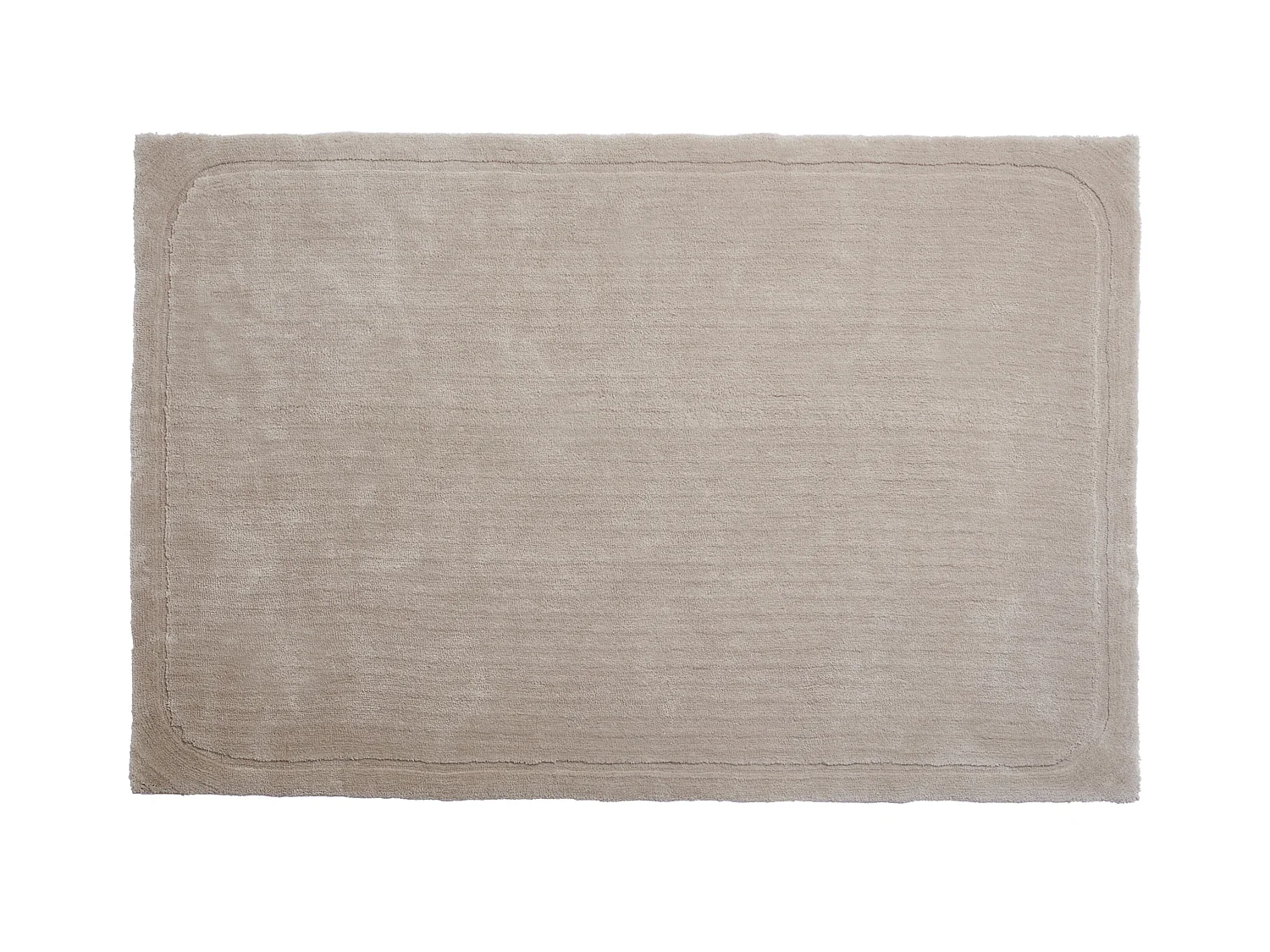 Tapis à poils mi-longs - 160 x 230 cm - Taupe - VELINA