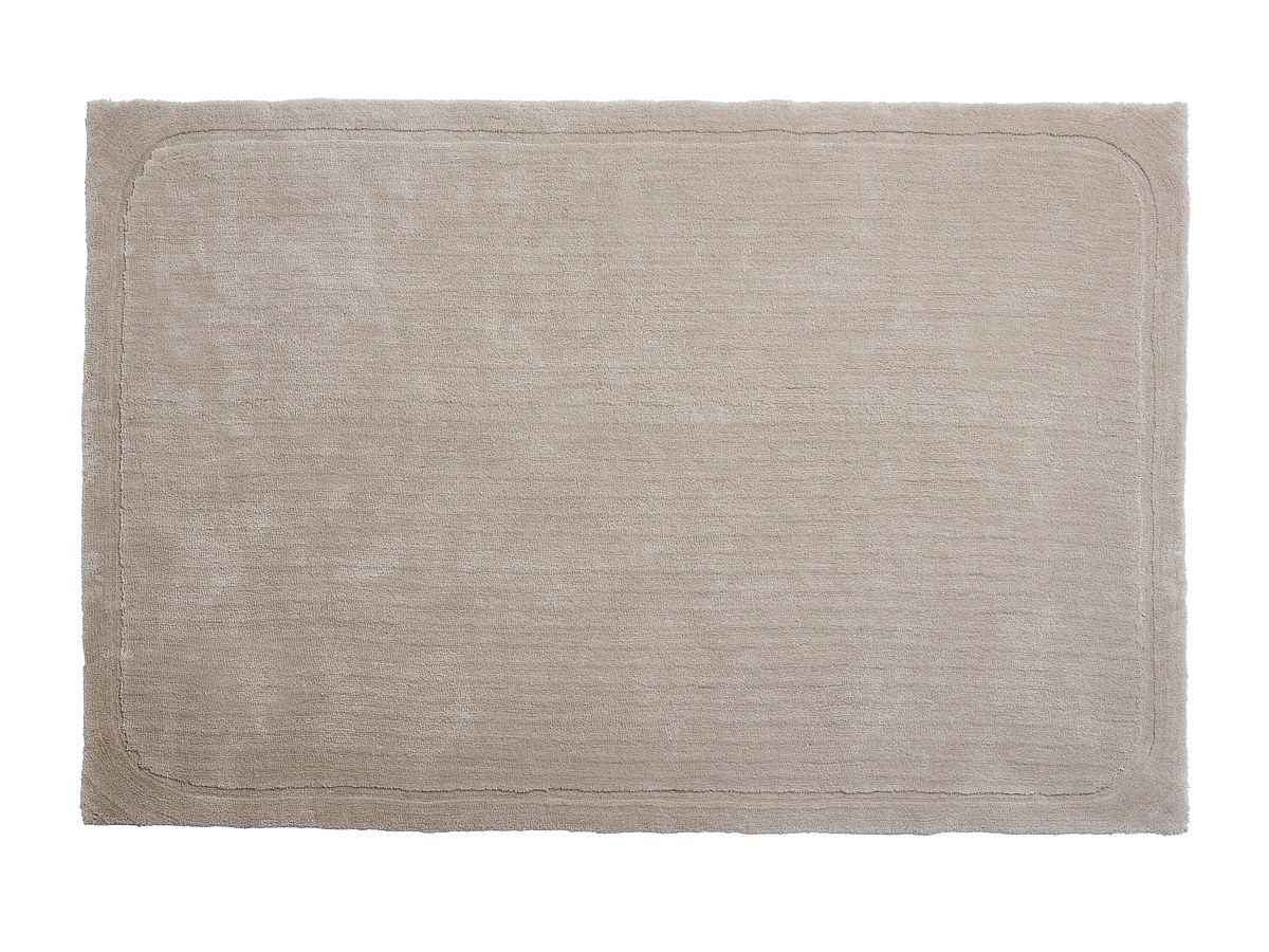 Teppich mit mittellangem Flor - 200 x 290 cm - Taupe - VELINA günstig online kaufen