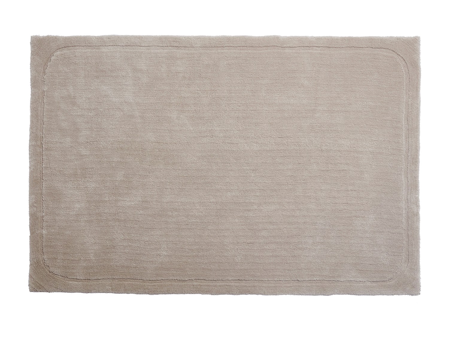 Teppich mit mittellangem Flor - 200 x 290 cm - Taupe - VELINA günstig online kaufen