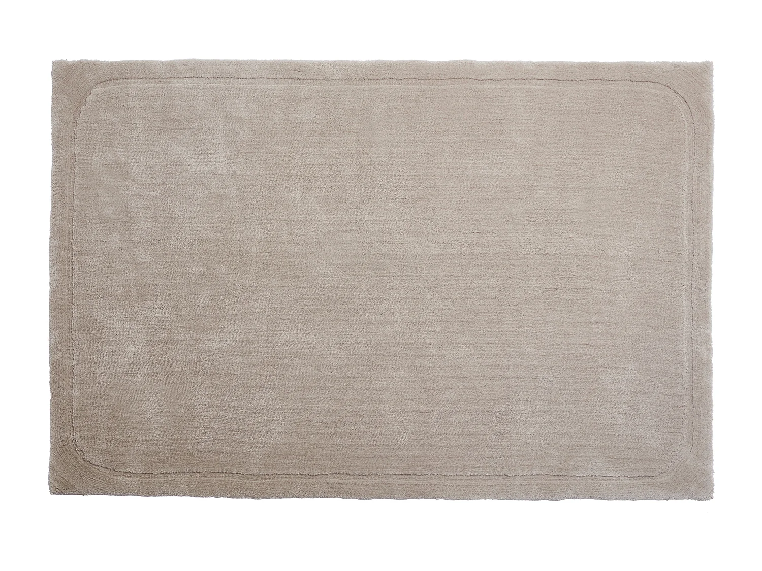 Tapis à poils mi-longs - 200 x 290 cm - Taupe - VELINA