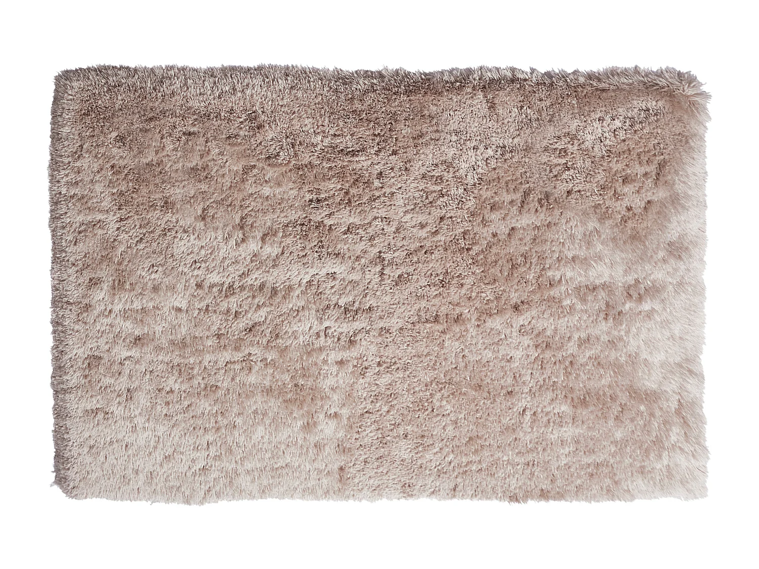 Hochflorteppich - 160 x 230 cm - Taupe - ARDELA