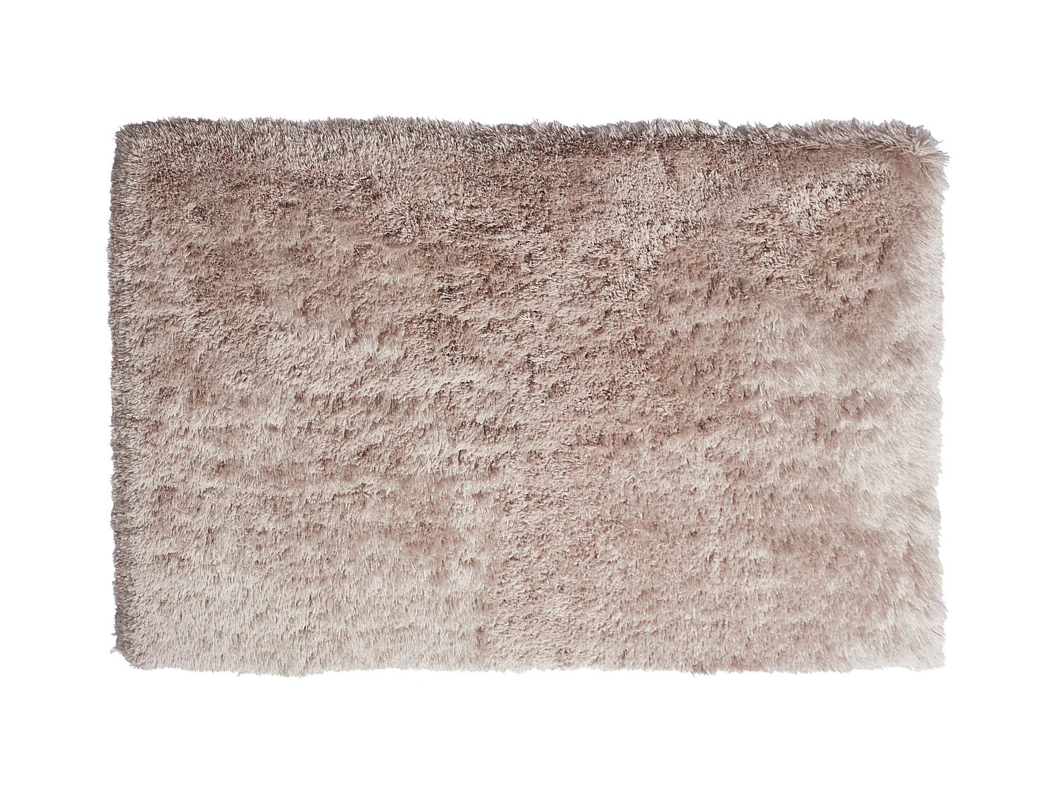 Alfombra shaggy de pelo largo - 160 x 230 cm - Topo - ARDELA