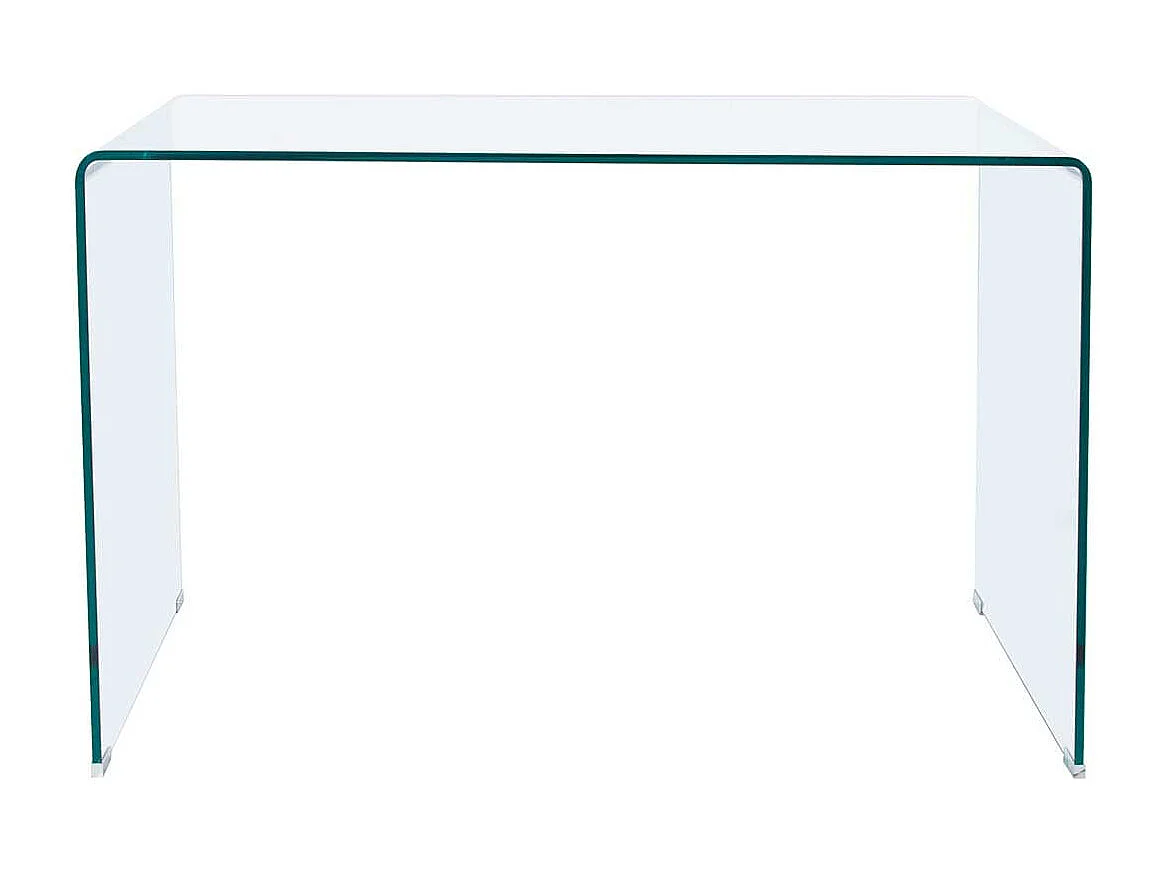 Escritorio Note cristal templado transparente 74x120x70 cm Adec