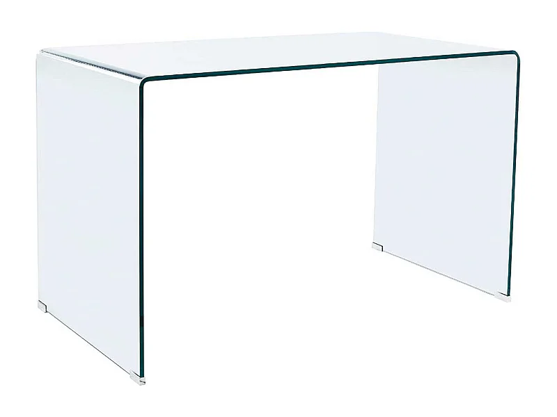 Escritorio Note cristal templado transparente 74x120x70 cm Adec