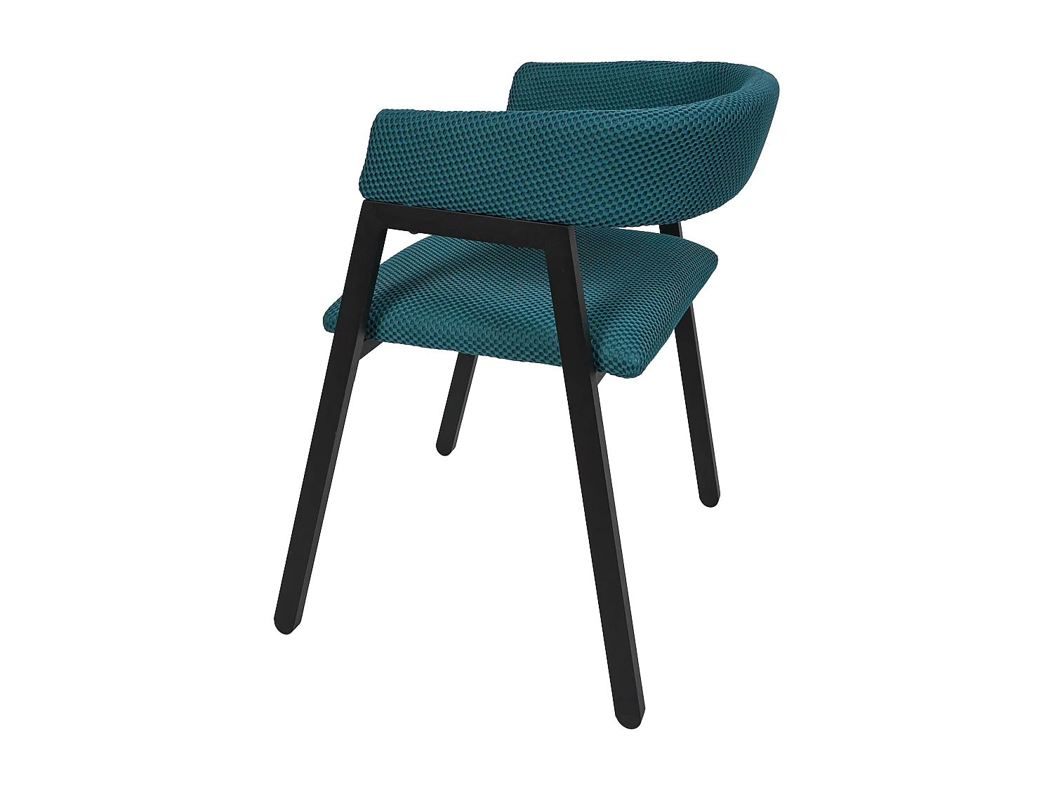 Fauteuil Design Atome Bleu - Lot De 2 Bleu