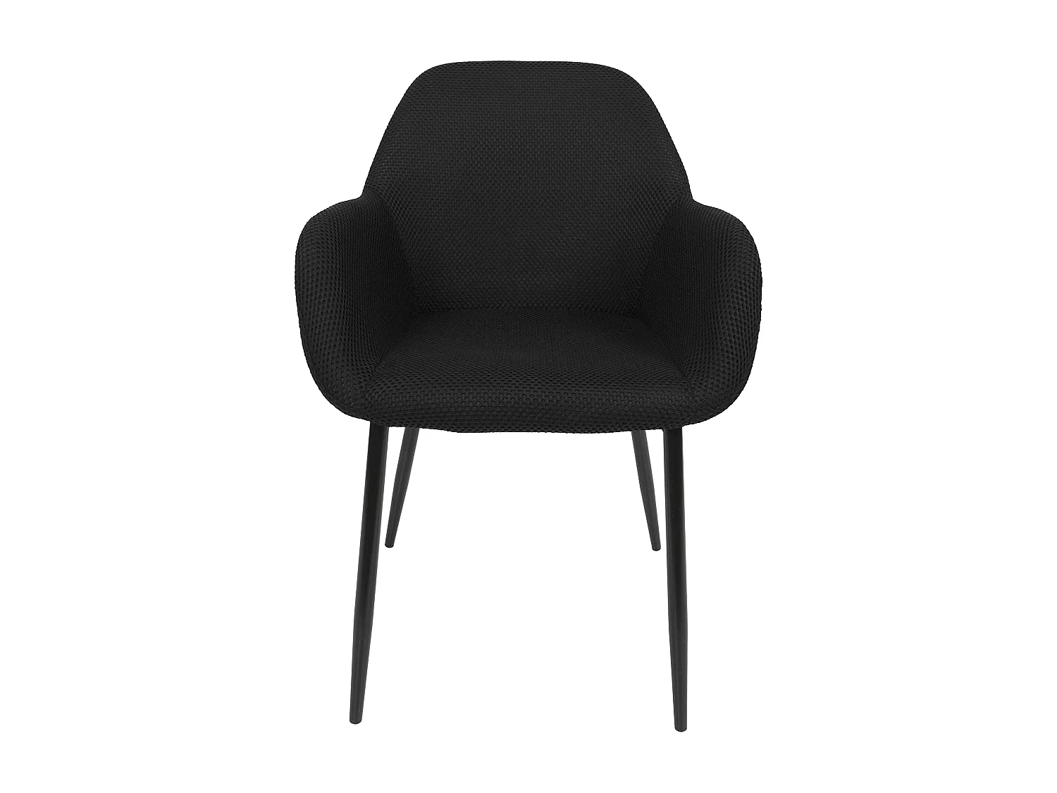Fauteuil Atome Noir - Lot De 2 Noir