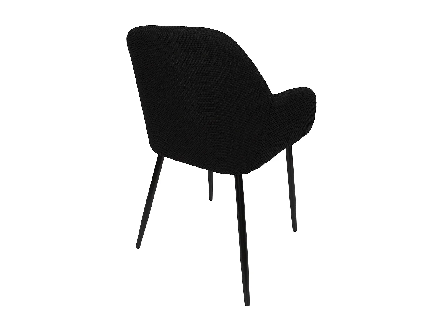 Fauteuil Atome Noir - Lot De 2 Noir