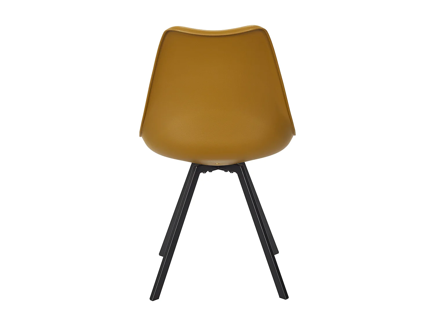 Chaise Avec Coussin Atome Jaune - Lot De 4 Jaune