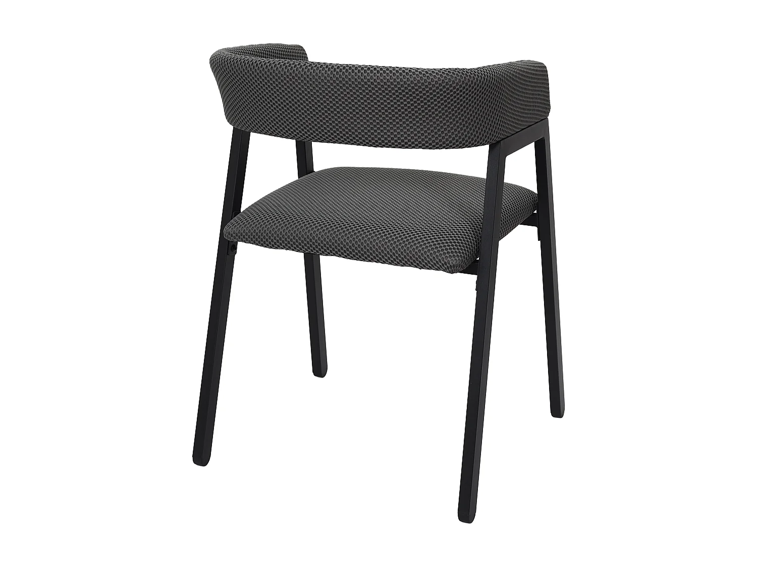 Fauteuil Design Atome Gris - Lot De 2 Gris