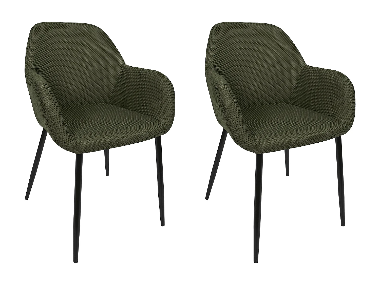 Fauteuil Atome Kaki - Lot De 2 Vert