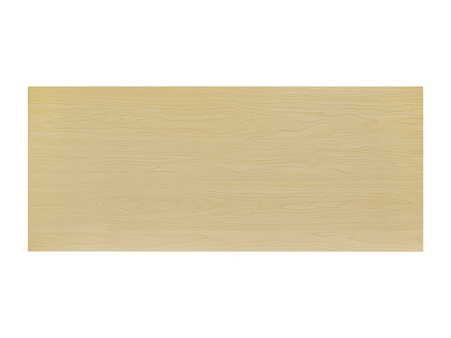 Table console rétro avec 2 tiroirs et 2 étagères - 85 x 35 x 77 cm - Bois MDF - Naturel