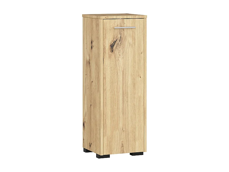 Stehender Badezimmerschrank AKORD FIN Artisan Eiche 30 cm Tür 2 Ebenen B30 x H85 x T30 cm