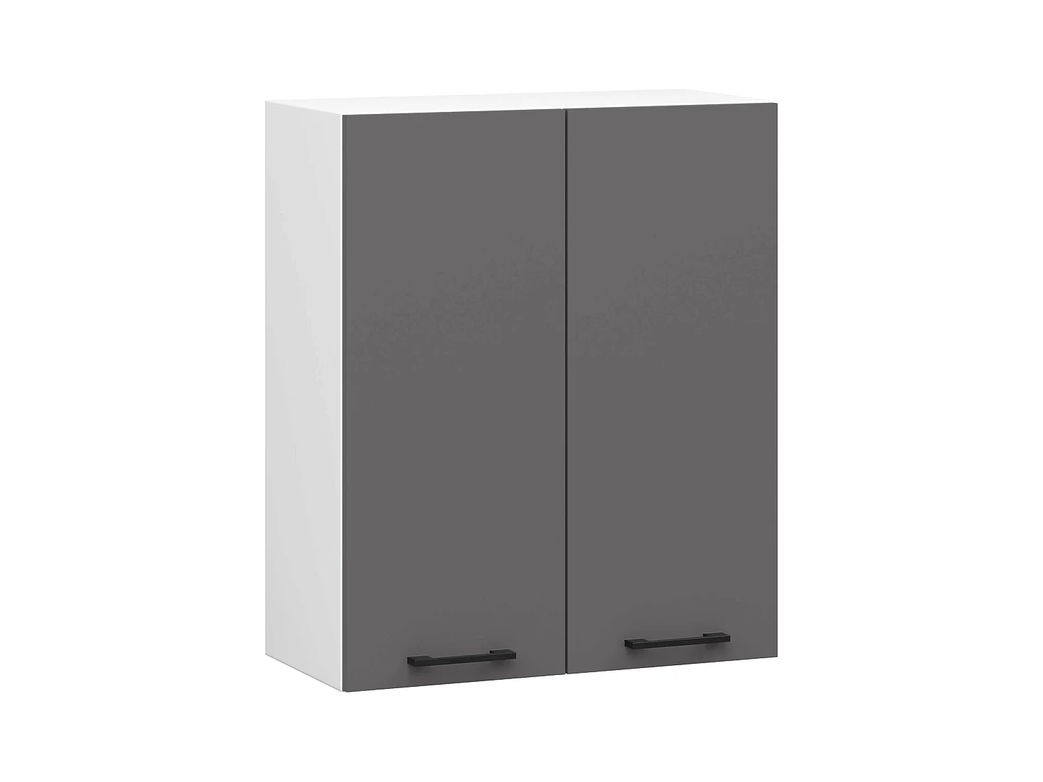 Mobile da cucina pensile sistema AKORD OLIWIA 60 cm H720 Bianco, Grigio Grafite 2 ante 60x30x72 cm