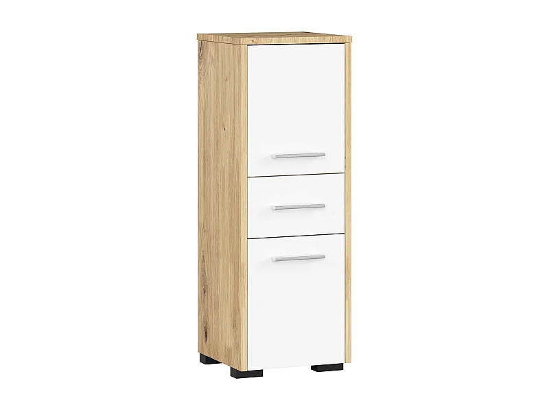 Badkamerkast FIN / AKORD Furniture Factory / Artisan Eik - Wit / 30 x 85 x 30 cm