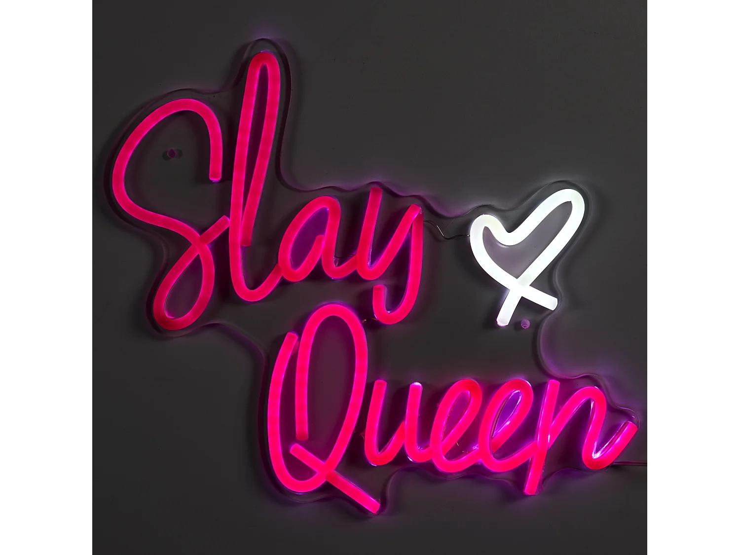 Lampe Led Effet Neon Usb Rose