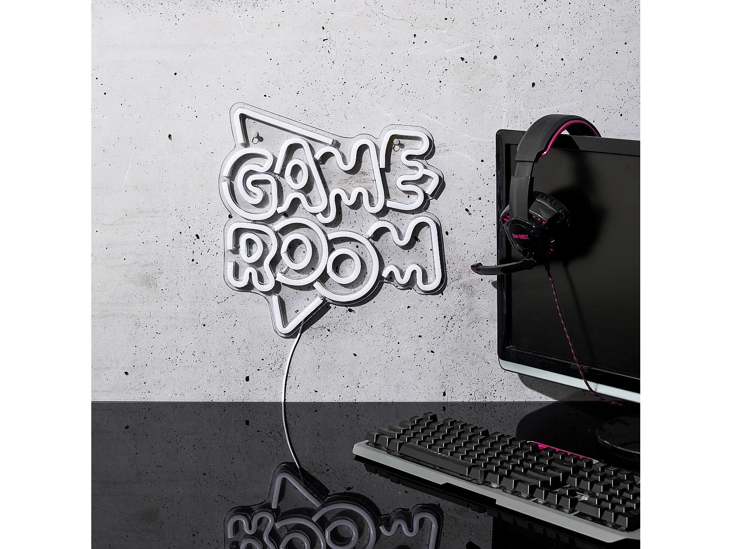 Lampe Led Effet Neon Game Room Multicolore