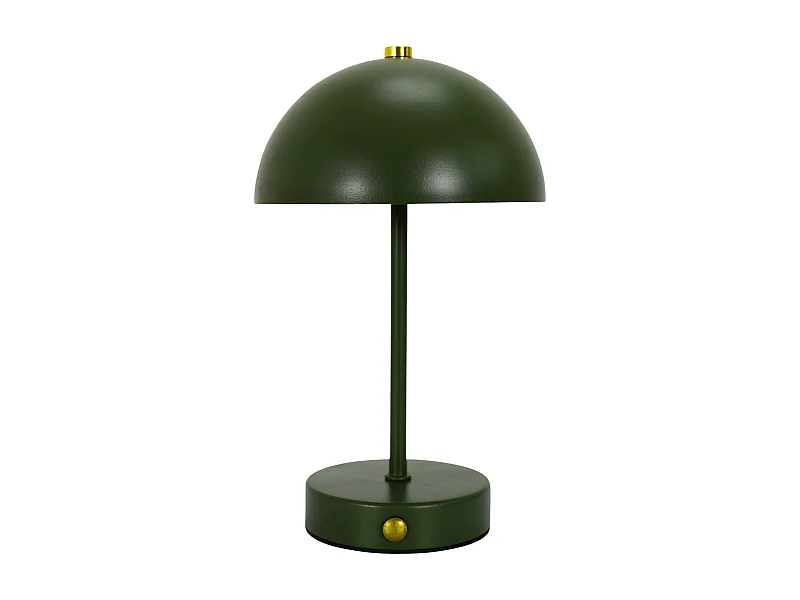 Lampe De Table Lucia Metal Vert H26cm Vert
