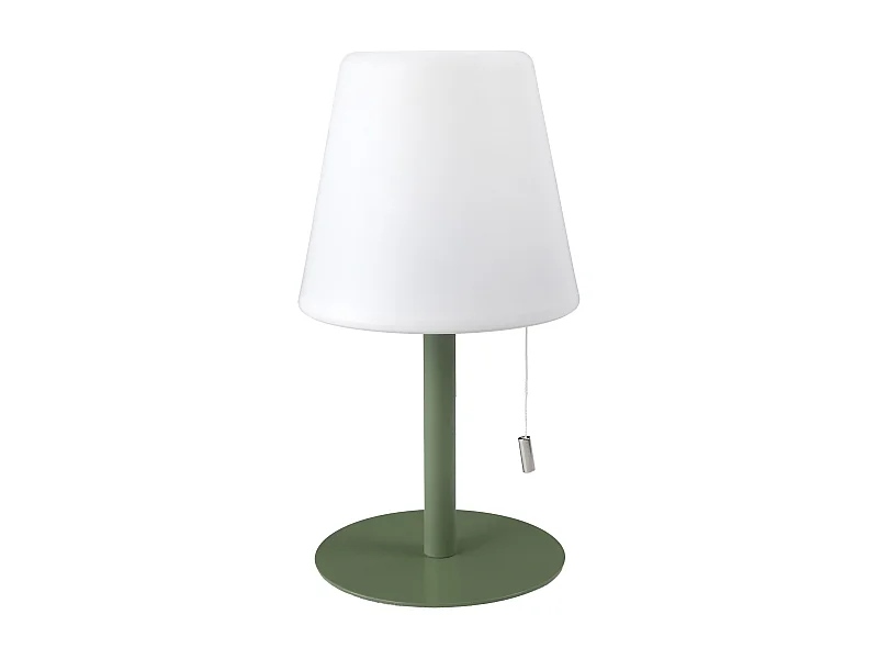 Lampe De Table Rechargeable Usb Ip44 Vert H30cm Vert