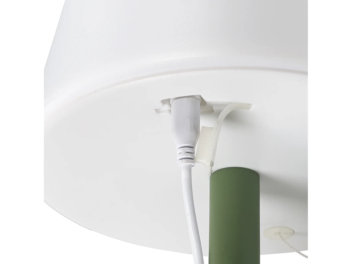 Lampe De Table Rechargeable Usb Ip44 Vert H30cm Vert